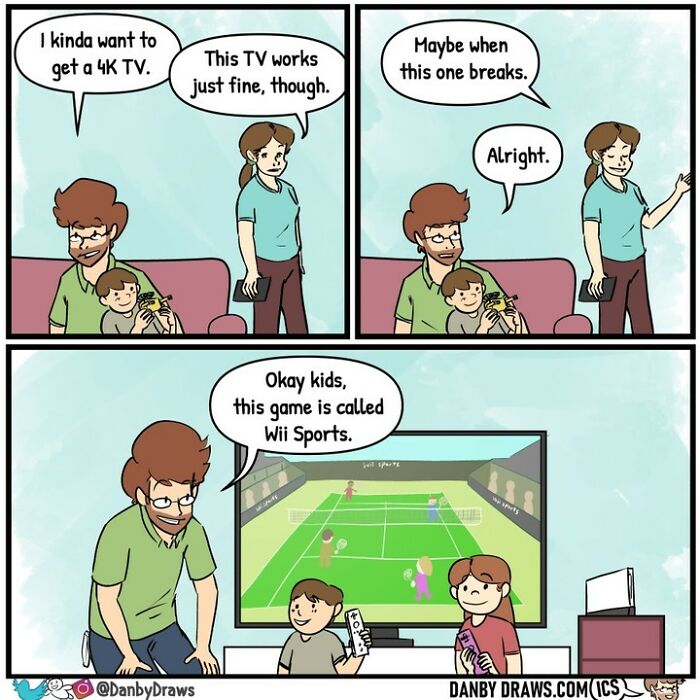 Funny Surprising End Of A Comic About Kids And tv 