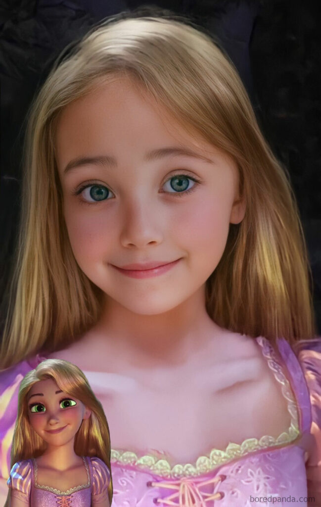 Rapunzel as a Popular Disney Princesses In Reality