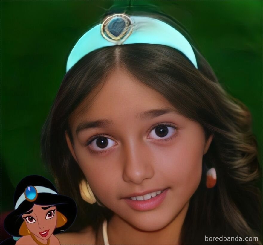 Jasmine as a Disney princess would look like this in reality.