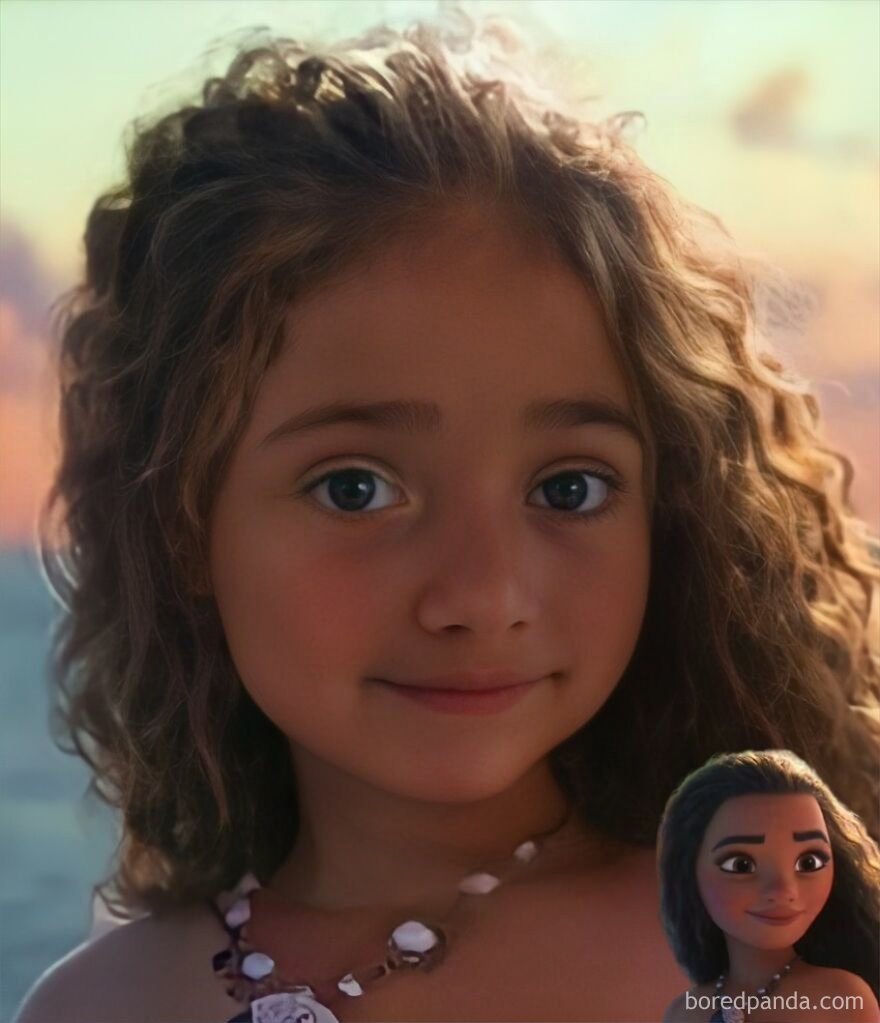 Moana as a Disney Princess would look like this in reality.