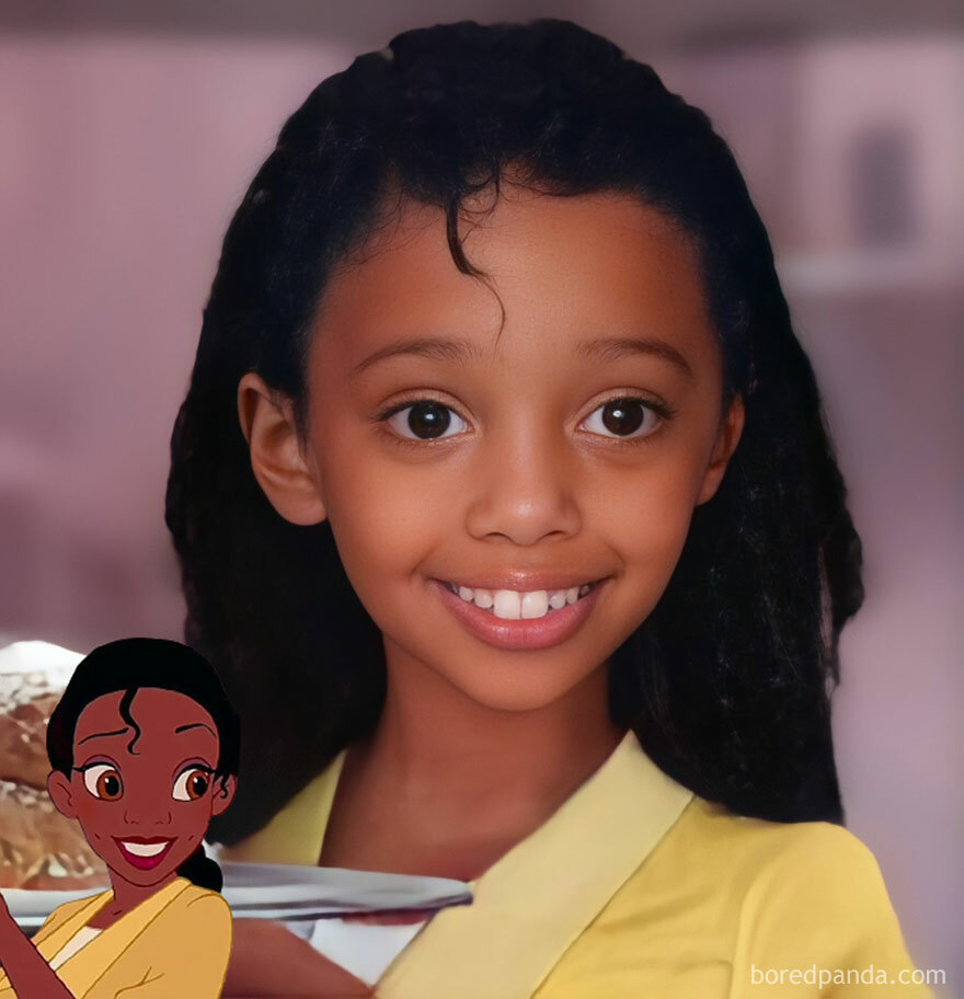 Tianna as a Popular Disney Princesses As Kids looks like In Reality