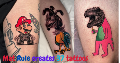 Mat Rule creates 37 tattoos that seamlessly fuse two unique styles into singular masterpieces