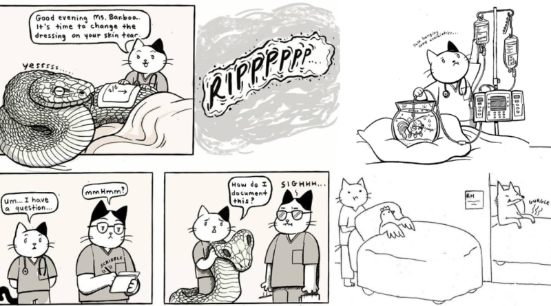 23 Comics That Capture the Everyday Life of an ICU Nurse" by Kitty Moon