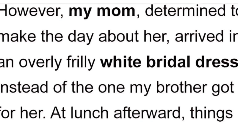 A Wedding Day Surprise