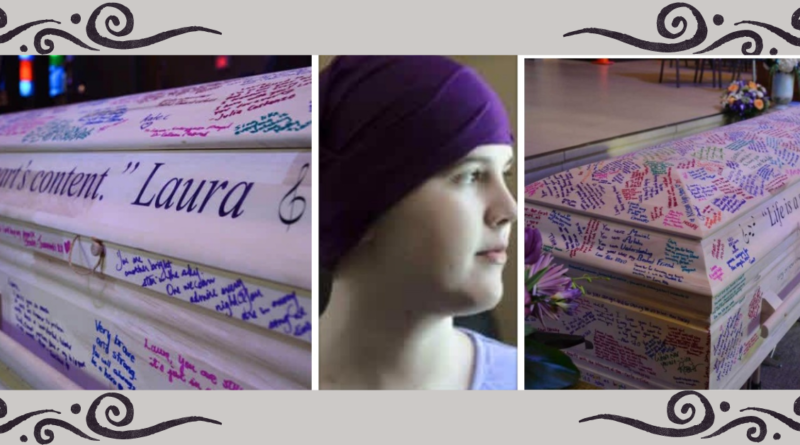 After a teen girl passes away, her mother examines her coffin more closely and discovers notes written all over it.