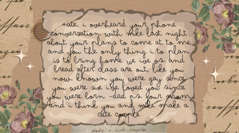 Dad Leaves Heartfelt Note For Son Who Was Scared To Come Out To Him.