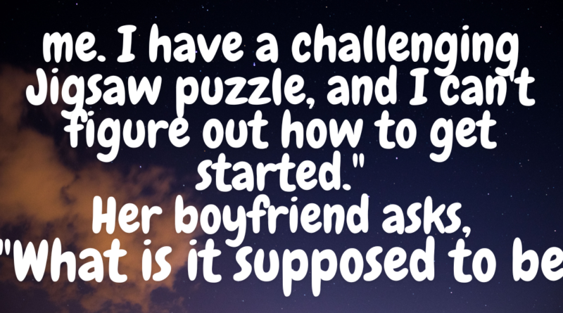The Challenging Jigsaw Puzzle