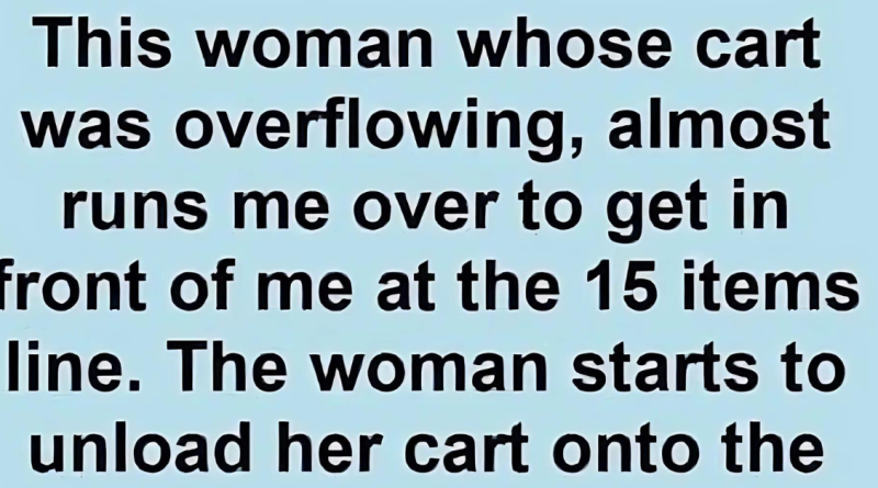 Cashier has perfect response for woman who gets on ‘express lane’ with too many items