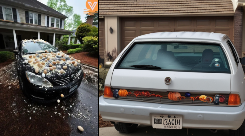 My Neighbor Egged My Car Over Halloween Decorations—You Won’t Believe His Reason