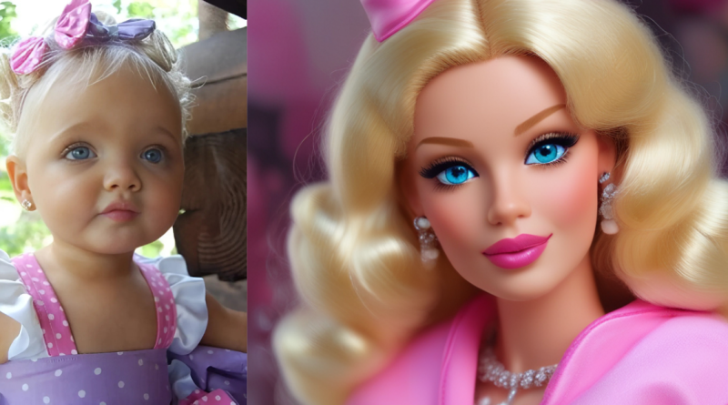 She was called a real-life barbie.