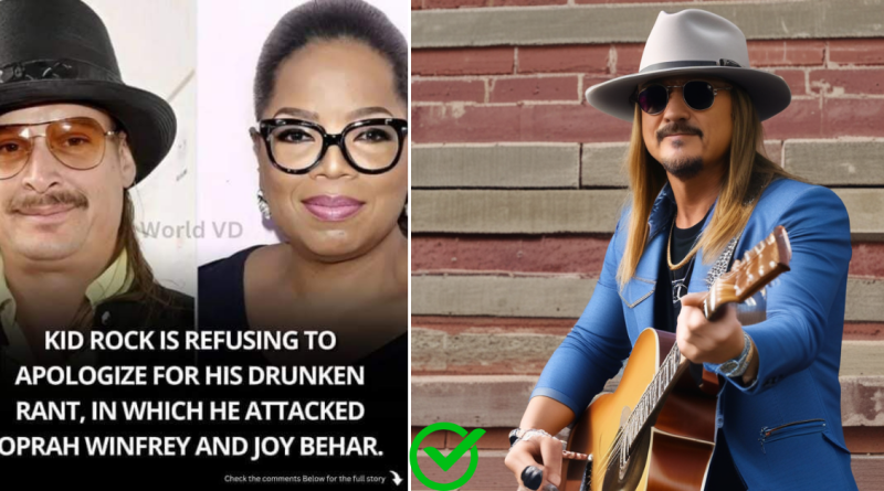 Kid Rock Stands By His Controversial Sayings