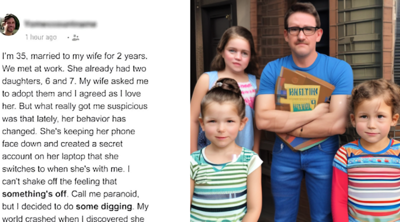 Man Refused to Adopt His Wife’s Two Kids after Spying on Her & Discovering Who Their Real Dad Was