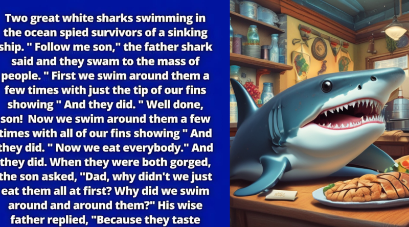 The Wise Shark’s Secret to a Tastier Meal