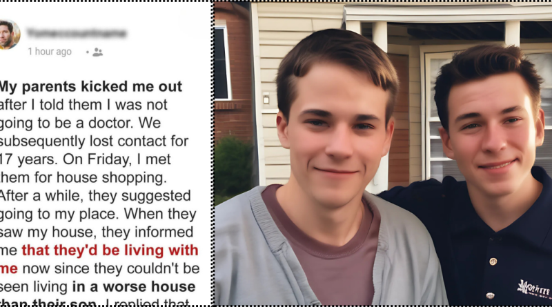 Parents Kick Teen Son Out — 17 Years Later, They Are Sure He Rents a Room but See His Costly House Instead