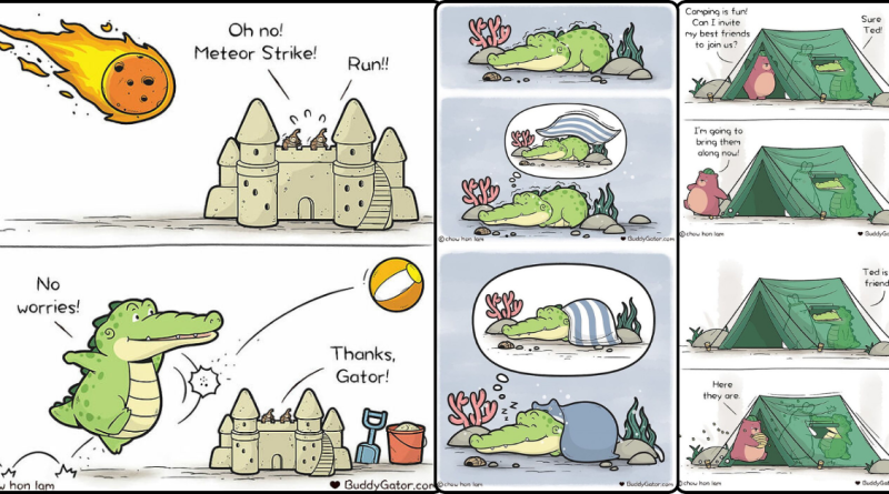 30 Heartwarming Comics Featuring Buddy Gator