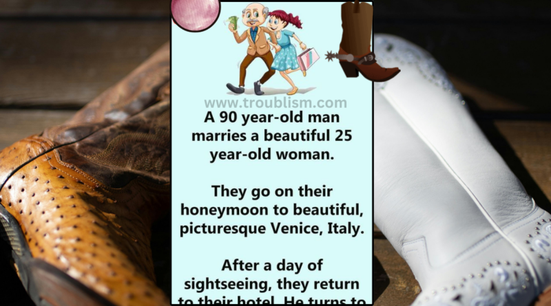 79 year old man gets naked when his wife doesn’t notice his cowboy boots