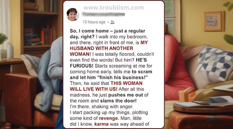 Husband Is Caught Cheating on His Wife and Acts as if Nothing Is Wrong