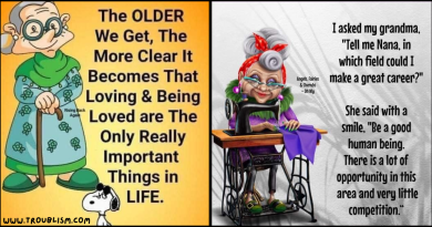 17+ Funny Cartoons Based on an Old Lady’s Experience
