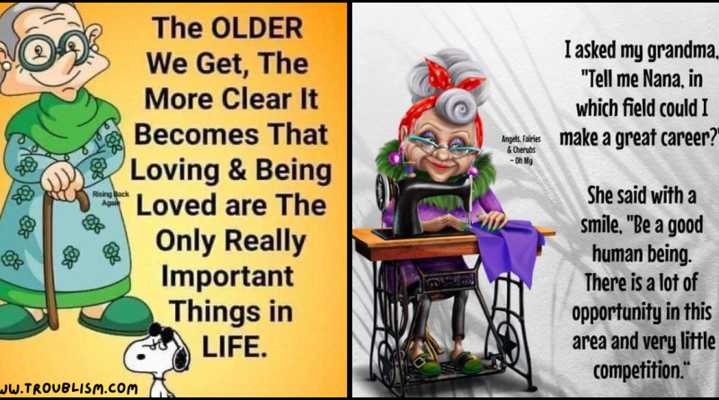 17+ Funny Cartoons Based on an Old Lady’s Experience