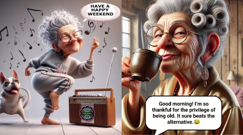 20 Cartoons That Shows The Life of an Old Lady in Hilarious Way