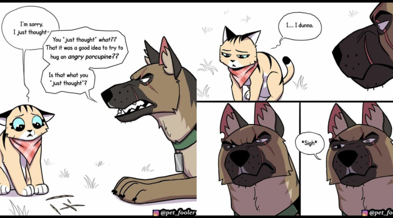 9 New Hilariously Adorable Comics About Brutus And Pixie