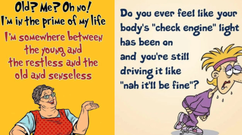 An Old Lady Depicts Her Funny Life in Twenty Laugh Out Loud Cartoons