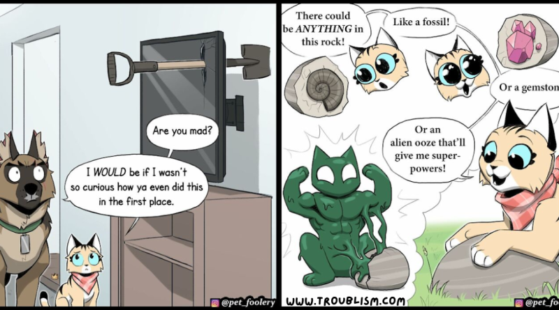 Brutus and Pixie return with adorable new comics.