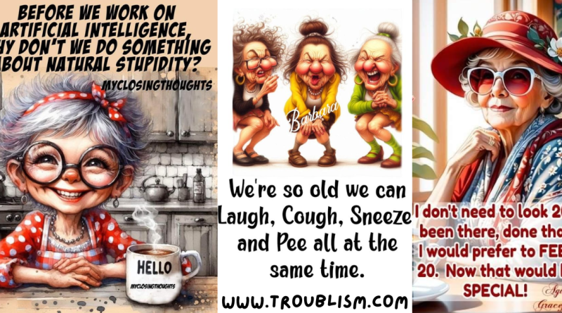 Funny Photos of a Senior Woman Living Her Best Life