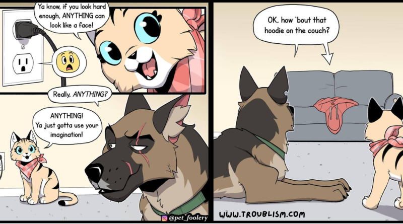 New pet foolery comics with pixie and brutus return