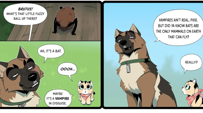 Pet Foolery’s Comic Strips Shows The Bonding Between Pixie And Brutus (22 Pics)