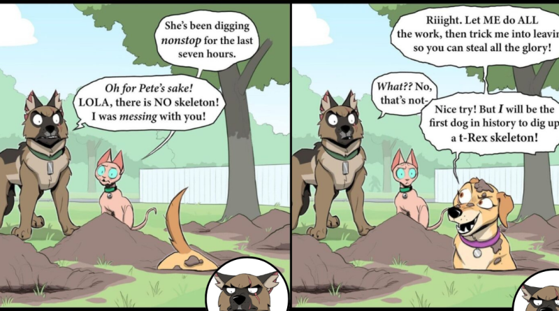 Pixie met Brutus, waiting silently. In stillness, they discovered that waiting often reveals everything.