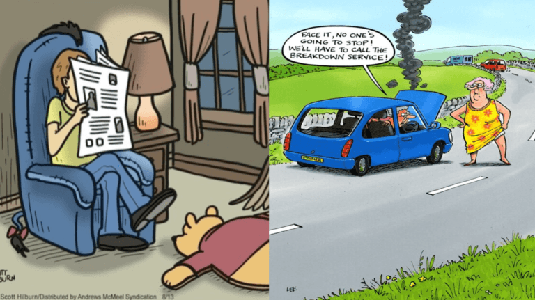 These 20 hilarious comics are interwoven with laughter.