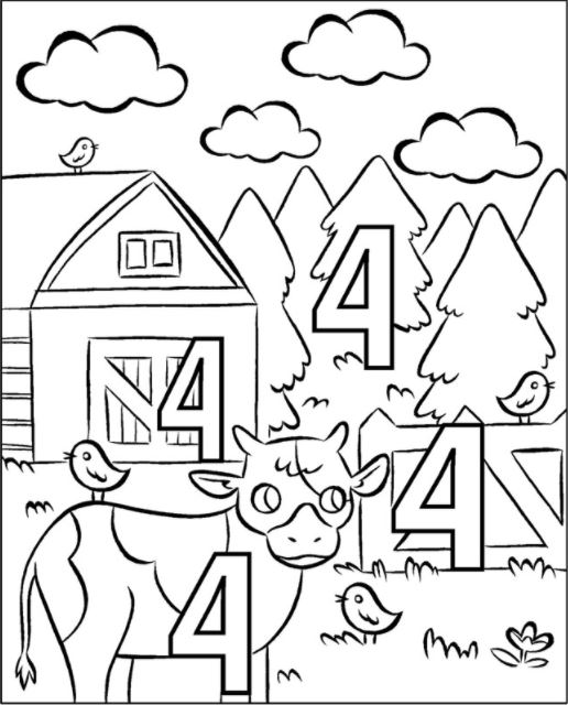 How Many 4’s Do You See in The Image?