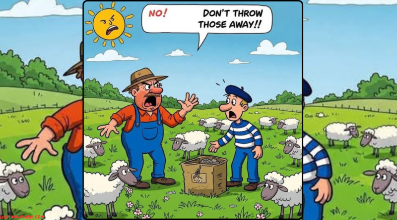 There was once a sheep farmer who needed help