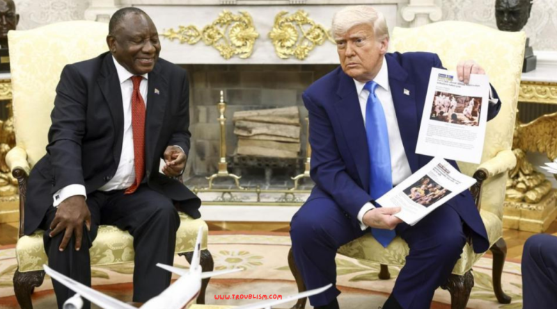 Trump Presents Misleading Evidence of 'White Genocide' to South African President