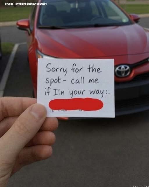 A Stranger Kept Taking My Parking Spot and Leaving His Number