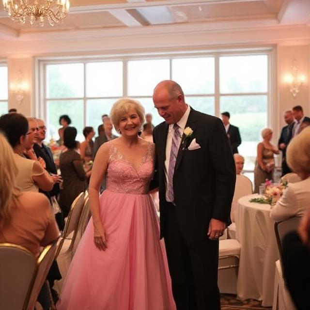 DIL mocked my pink wedding dress son powerfully defended me.