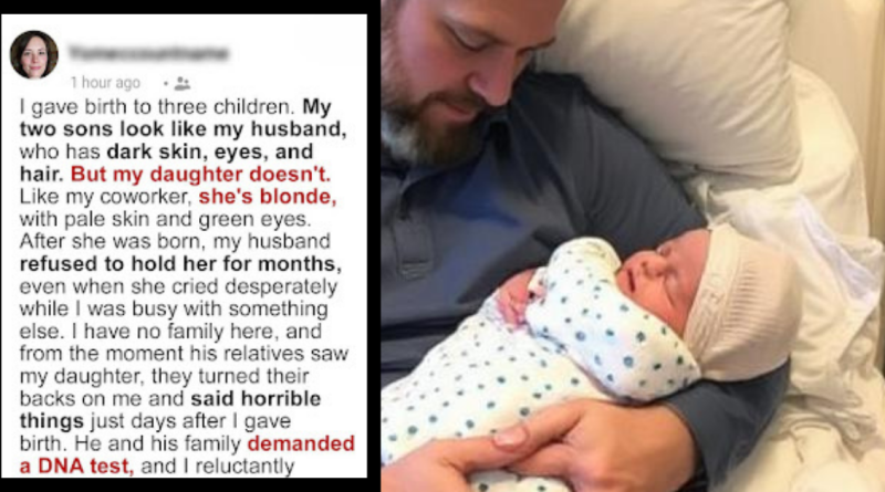 Father Requests DNA Test After Noticing Differences in His Newborn
