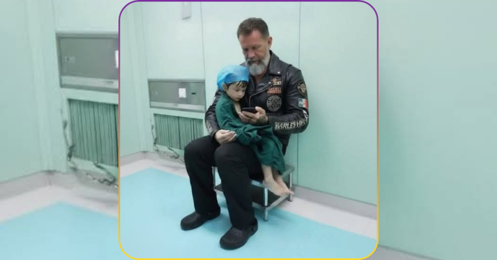 The Motorcyclist Who Turned Out to Be Her Guardian