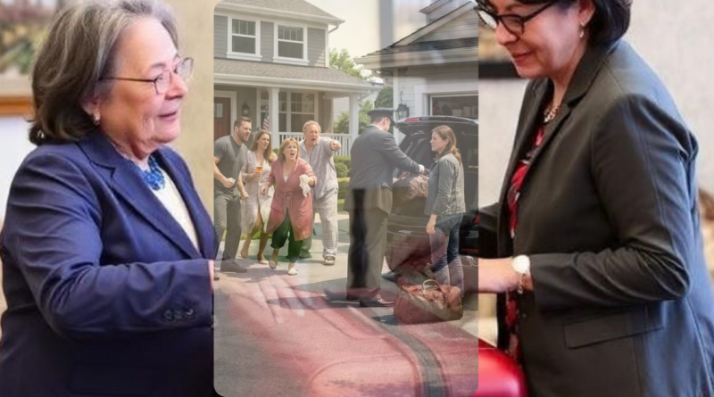 Parents Pointed at Suitcase:Sister’s Husband Needs Room.